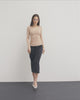 Cotton jersey long sleeve tee