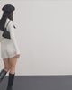 skims kim kadashian fitted crop top in white australia