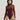 she is wearing a ribbed bodysuit with turtleneck highneck with long sleeve