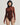 she is wearing a ribbed bodysuit with turtleneck highneck with long sleeve