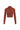 maroon high neck fitted crop top with long sleeve 