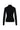 black turtleneck fitted t-shirt 